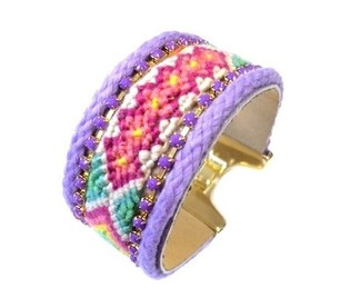 Gelang Ungu Gaya Ibiza (1 pcs)