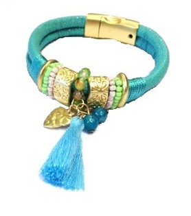 Gelang Gaya Ibiza Turkuaz (1 pc)