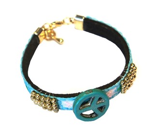 Gelang Gaya Ibiza Biru (1 pc)