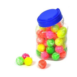 BOLA BEKEL WARNA-WARNI DALAM WADAH (50 pcs)