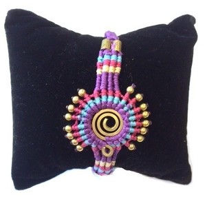Gelang Gaya Ibiza Ungu (1 pcs)