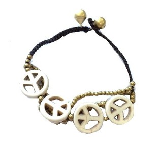 Gelang Ibiza Krem Peace (1 pcs)