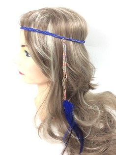 Bando Kepang dengan Bulu Biru Tua (1 pc)