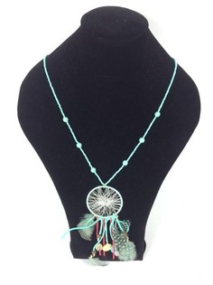 Kalung Gaya Ibiza Dreamcatcher Mint (1 pc)