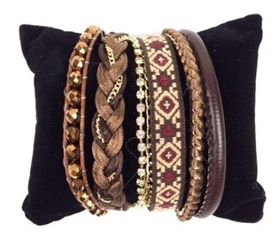 Gelang Gaya Ibiza Cokelat (1 pcs)