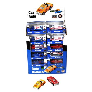Mobil Mainan Die-Cast Metal dalam Display (36 pcs)