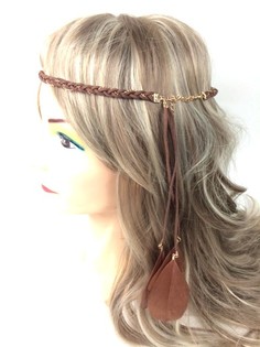 Bando Kepang dengan Bulu Cokelat (1 pcs)