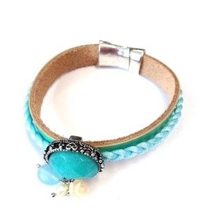 Gelang Turquoise Gaya Ibiza (1 pc)