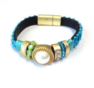 Gelang Gaya Ibiza Biru (1 pcs)