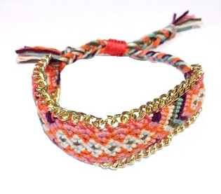 Gelang Anyaman Warna-Warni (1 pcs)