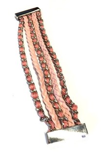 Gelang Merah Muda Gaya Ibiza (1 pc)