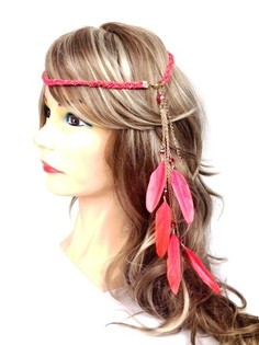 Bando Kepang dengan Bulu Peach (1 pc)