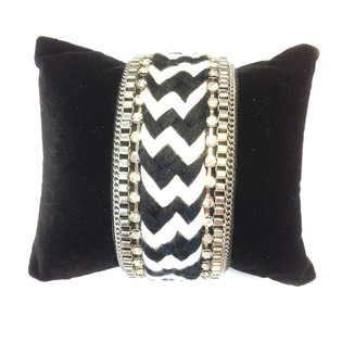 Gelang Gaya Ibiza Hitam Putih (1 pcs)