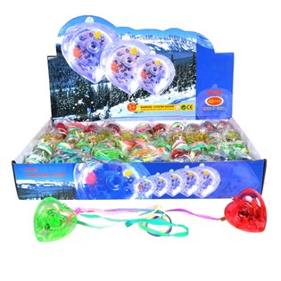 Mainan Kalung Hati LED Berkedip (48 pcs)