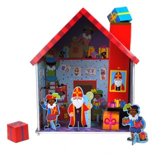 Mainan Rakit Rumah 3D Sinterklas / Santo Nikolaus (2 pcs)