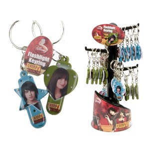 Gantungan Kunci Lampu Disney Camp Rock dengan Display (36 pcs)
