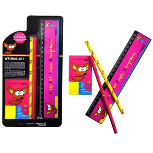 SET ALAT TULIS 4 BAGIAN DALAM KARTU (6 pcs)
