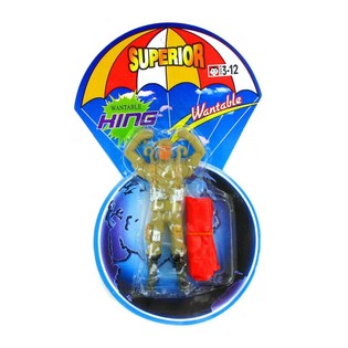 Mainan Penerjun Payung dengan Kartu (12 pcs)