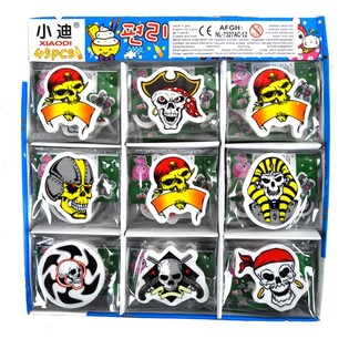 Penghapus Tengkorak dalam Display (45 pcs)