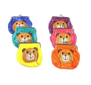 Dompet Anak Karakter Beruang Campur Warna (6 pcs)