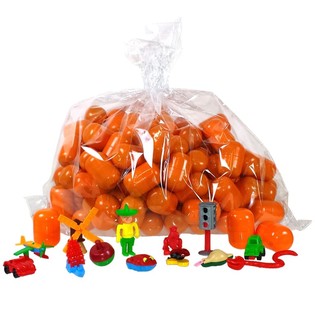 Mix Kapsul Telur Kejutan dengan Mainan (100 pcs)