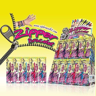 GELANG ZIPPER PADA DISPLAY (96 pcs)