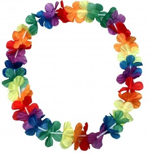 Kalung Bunga Hawaii (Isi 48 pcs.)