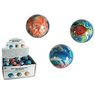 Bola Bekel Membal Lembut Motif Hewan Laut (24 pcs)