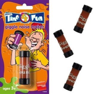 SMIFFY'S STIK SUARA TAWA GIGGLE DENGAN KARTU (12 pcs.)