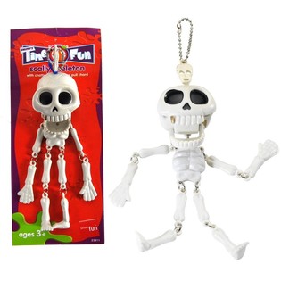 Gantungan Kunci Tengkorak Seram Smiffy's dengan Kartu (12 pcs)