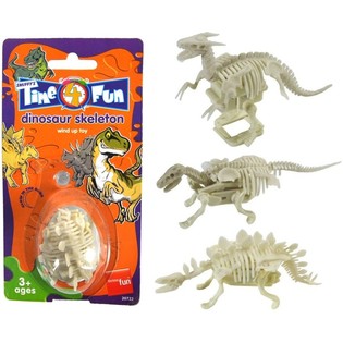 Smiffy's Mainan Dinosaurus Putar Menyala dalam Gelap (12 pcs)