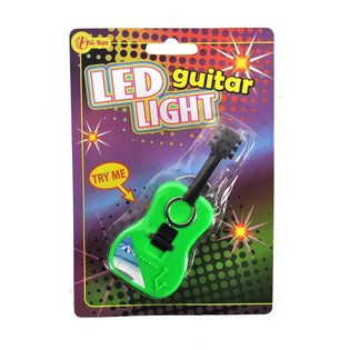 GANTUNGAN KUNCI GITAR DENGAN SENTER PADA KARTU (24 pcs)