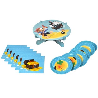 Set Perlengkapan Kue Putri & Bajak Laut 13 Pcs (Isi 4)