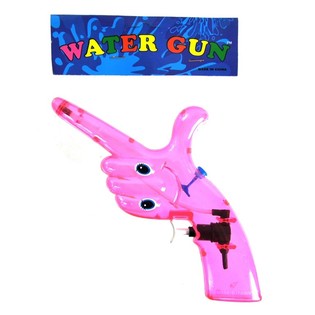 Pistol Air Bentuk Tangan Pink 22 cm (12 pcs)