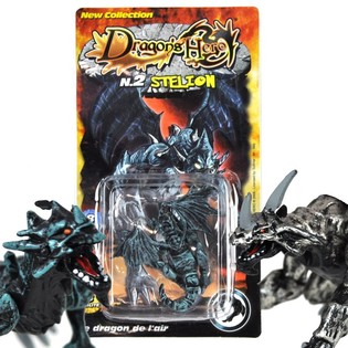 Figur Naga Dragon's Hero pada Kartu (12 pcs)