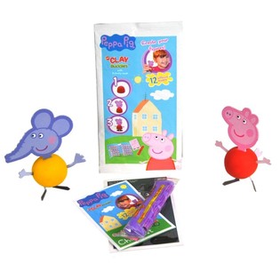 Mainan Clay DIY Karakter Peppa Pig (10 pcs)