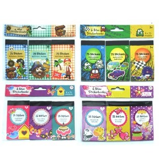 6 Buku Stiker Kecil (36 set)