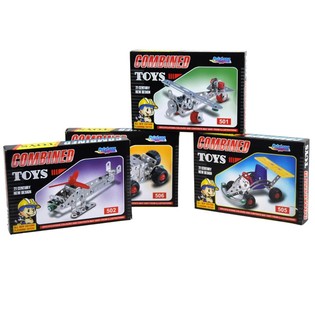 Mainan Rakit Kendaraan Logam DIY (7 pcs)