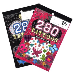Buku Stiker Tato dengan 280 Stiker (24 pcs)