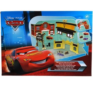 DISNEY CARS - MEGA SET KAYU BESAR "BUAT SET CARS SENDIRI"