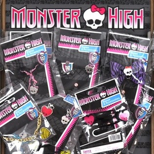 MATTEL MONSTER HIGH - MEGA MIX KOTAK KEJUTAN: PERHIASAN & AKSESORI (100 pcs)