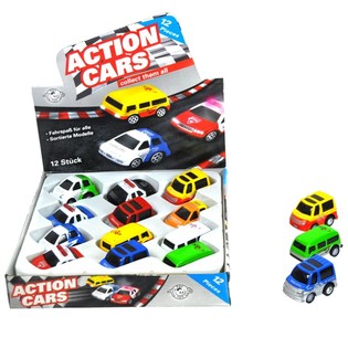 MOBIL MAINAN LOGAM DIE CAST FRICTION DALAM DISPLAY (12 pcs.)