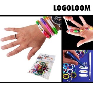 Set Membuat Gelang "LOGOLOOM" dengan Tag Nama (50 pcs)