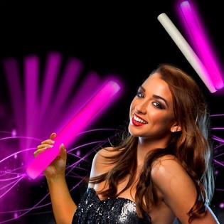 Stick LED Foam PINK - Stick Pesta - 24 pcs