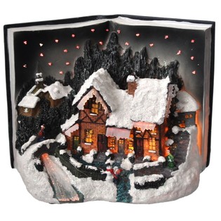 Desa Natal Bentuk Buku dengan Lampu Glow