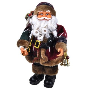 Dekorasi Santa Klaus Mewah Besar 35 cm (2 pcs)