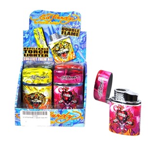 ED HARDY DOUBLE FLAME STORM LIGHTER (8 pcs)