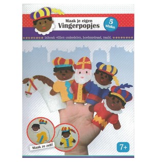 BUAT SENDIRI BONEKA JARI TOKOH SANTO NIKOLAS (6 set)