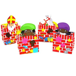 Set 4 Wadah Permen Sinterklaas dan Piet (12 set)