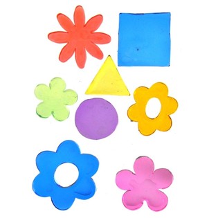 Stiker Gel Dekorasi Jelly Gems 25 x 16 cm (24 pcs)